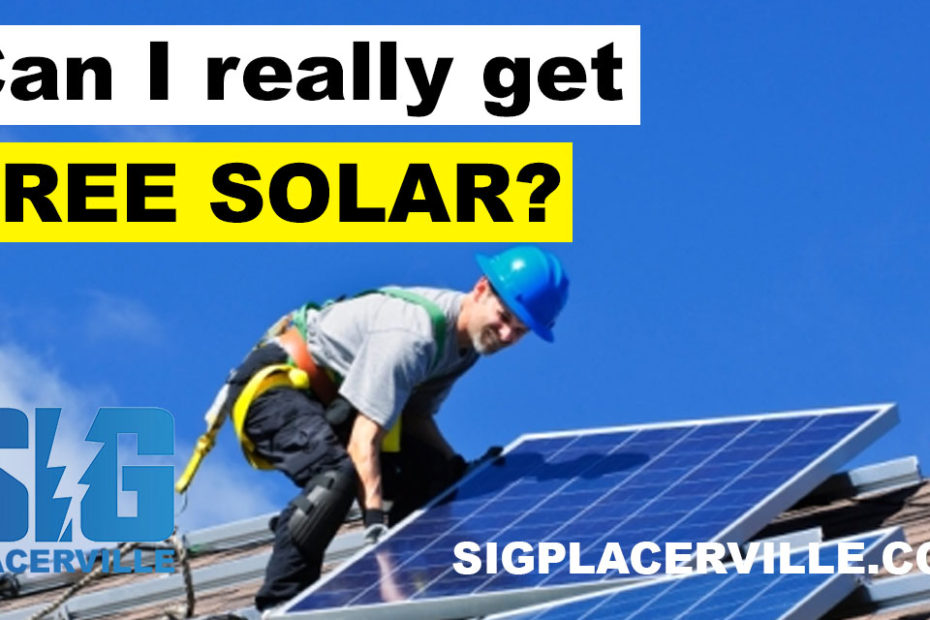 Can I really get free solar?